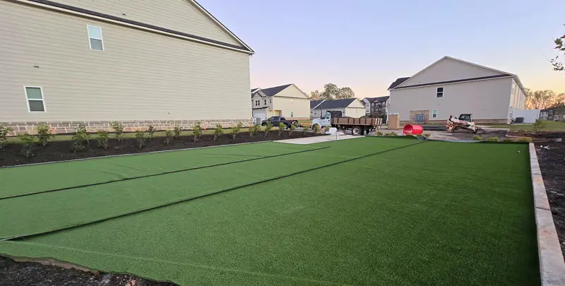 Artificial grass install